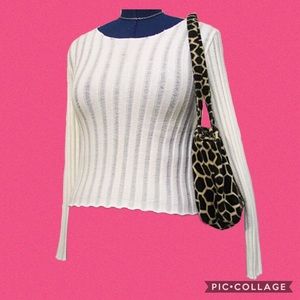 Honey Punch BRAND NEW White Long Sleeve Too